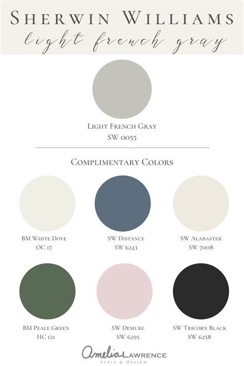 Sherwin Williams Light French Gray Sw 0055 Amelia Lawrence Style Artofit