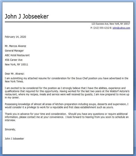 How to write a cover letter for a chef? Executive Chef Cover Letter Template - 100+ Cover Letter ...