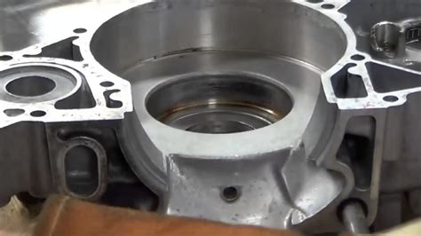 Crankshaft Bearing Installing In A Motorcycle Engine Case Youtube