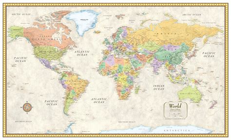 World Map Posters For Sale