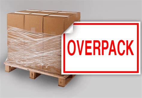 Overpack Label Labelling Marking Of Overpacks Buy Online