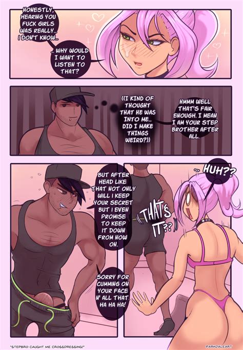 Stepbro Caught Me Crossdressing Page 13 By ParkdaleArt Hentai Foundry