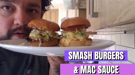 Another Fat Guy Cooks Ep 1 Smash Burgers Bigmac Sauce Youtube