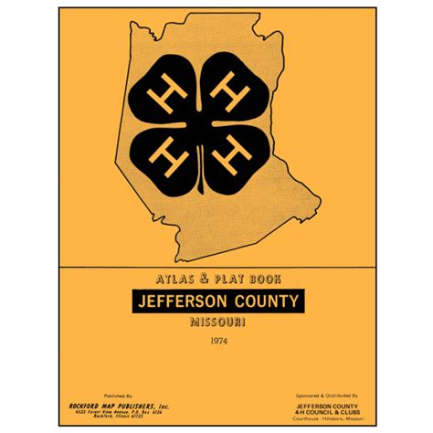 Missouri Jefferson County Plat Map And Gis Rockford Map Publishers