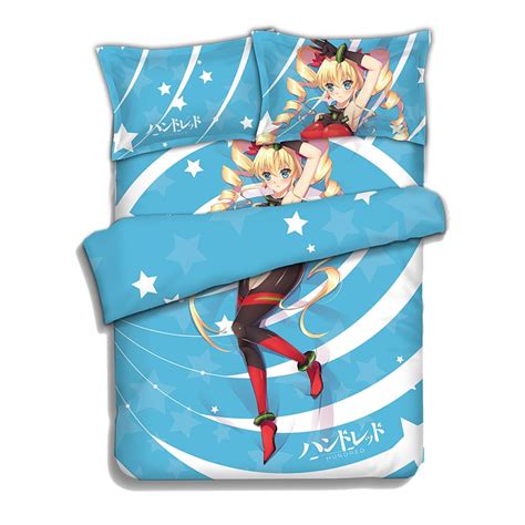 Hundred Anime Bedding Sheet Bedding Sets Bedcover Pillow Case 4pcs In