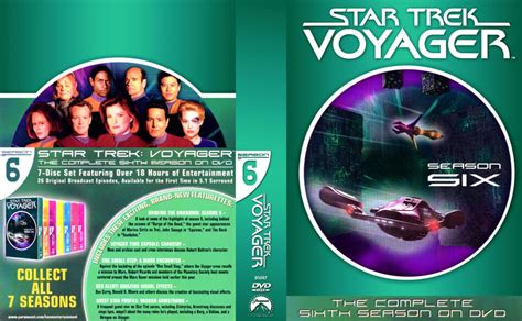 Star Trek Voyager Season 6 R1 Dvd Cover Dvdcovercom