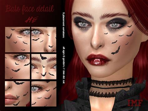 Imf Bats Face Detail By Izziemcfire At Tsr Sims 4 Updates