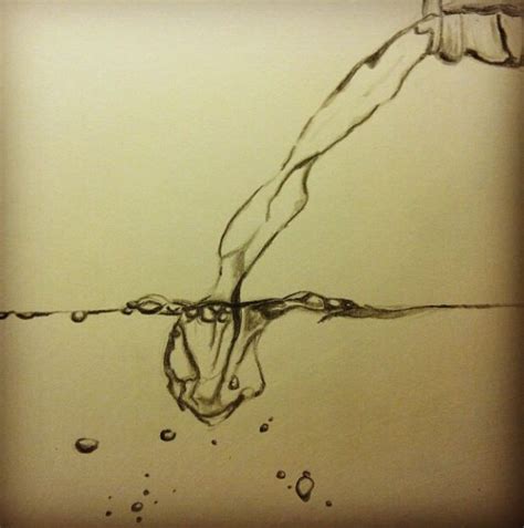 Realistic Pencil Drawing Of Water Realistic Pencil Drawings Pencil