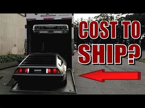 Maybe you would like to learn more about one of these? HOW MUCH DID IT COST To SHIP My DELOREAN From FLORIDA To ...