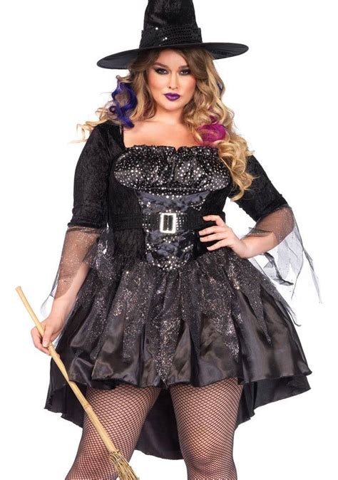 Sexy Plus Size Black Witch Halloween Costume Women S Witch Costume