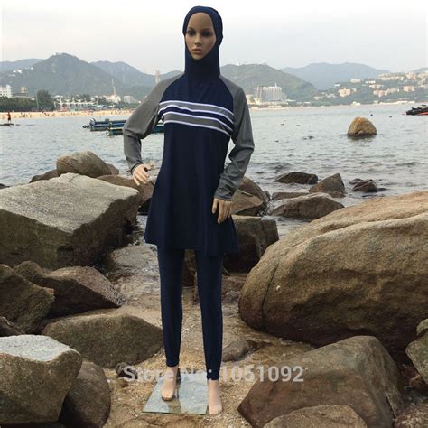 5xl S Full Coverage Modest Muslim Swimwear Islamic Swimsuit For Women Arab Beach Wear Muslim