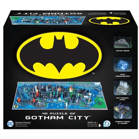 4d cityscape batman gotham city 3d time puzzle 1000 piece gotham city gotham cityscape