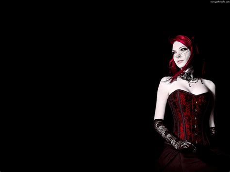 Free Download Gothic Girl Wallpaper Red Gothic Girl Wallpaper Scary