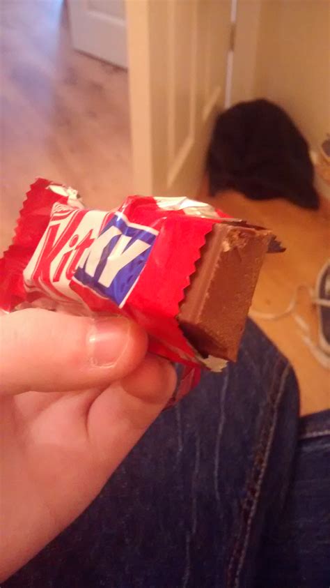 Eating A Kitkat Wrong