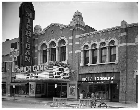 Po box 8232 ann arbor, mi 48107. Michigan Theater Exterior, October 1950 | Ann Arbor ...
