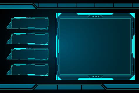 Future Interface Hud With Multiple Windows 831148 Vector Art At Vecteezy