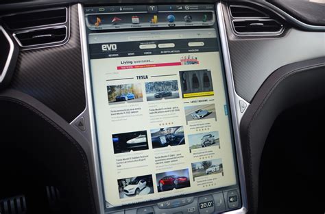 Is The Tesla Model S Infotainment Screen Any Good Evo Connectivity Evo