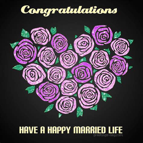 Wedding Congratulation Cards Have A Happy Married Life