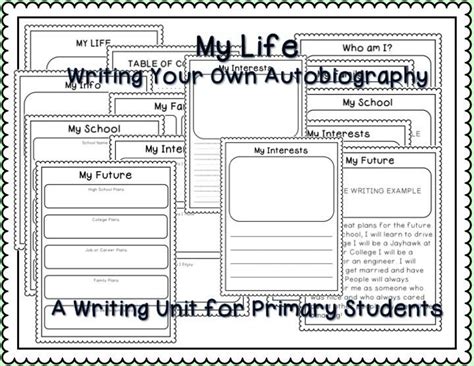Writing An Autobiography Anchor Chart Yahoo Image Search Results