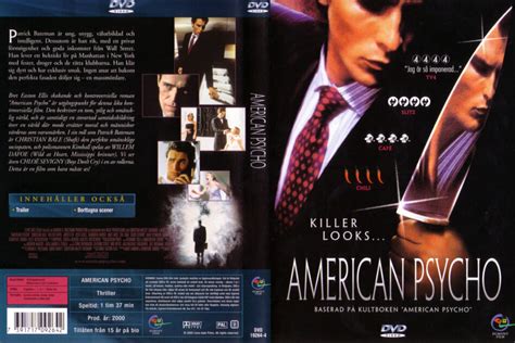 American Psycho (2000) R2 - Movie DVD - CD Label, DVD Cover, Front Cover