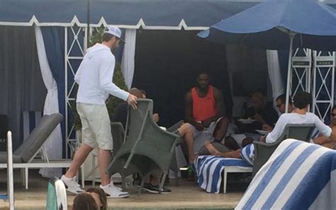 Cavs Opt Outs Lebron James And Kevin Love Meeting Together At A Pool
