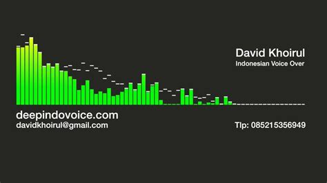 Sampel suara voice over iklan pria bahasa Indonesia - YouTube