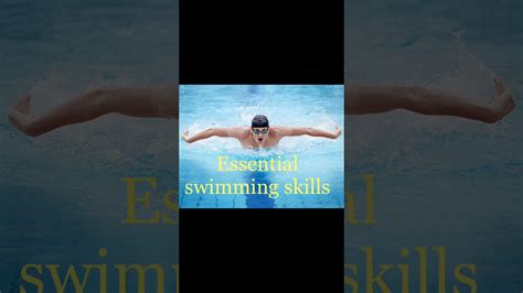 Essential Swimming Skills Youtube