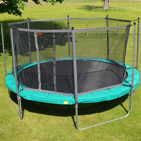 The pure fun deluxe universal trampolinethe pure fun deluxe universal trampoline wind stakes kit will keep a breezy day from blowing your trampoline away. Safety Net (Round) - Super Fun Trampoline