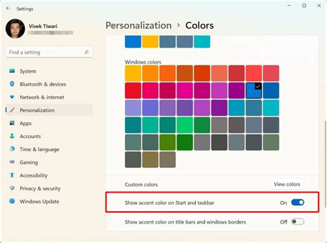 How To Change Taskbar Color On Windows 11