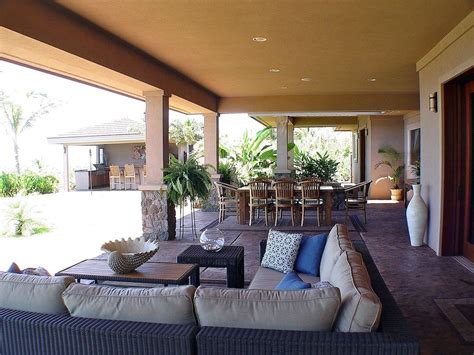 Our Covered Lanai The Right Size Hawaiian Homes Outdoor Patio