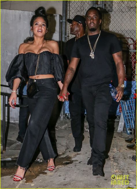 Photo Sean Diddy Combs Cassie Hold Hands At A Party In Miami Photo Just Jared