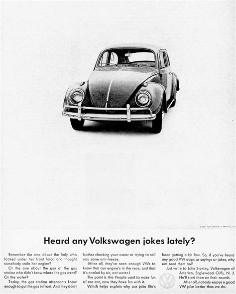 1963 Volkswagen Beetle Ad Classic Cars Today Online
