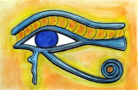 Egyptian Eye Of Horus Drawing