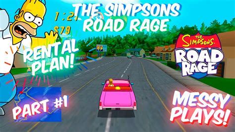The Simpsons Road Rage Part 1 Lets Play With Commentary