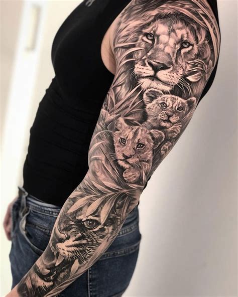 Tattoo Ideas Tiger Tattoo Sleeve Arm Tattoos For Guys Men Tattoos