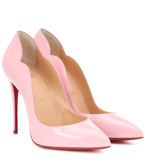 Christian Louboutin Hot Chick 100 Patent Leather Pumps In Pink Lyst