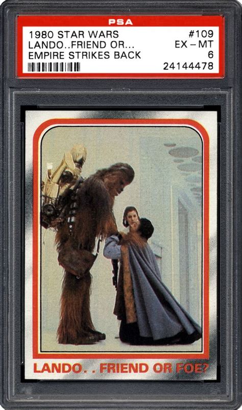 1980 Topps Empire Strikes Back Lando Friend Or Foe Psa Cardfacts®