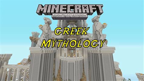 Minecraft Xbox Greek Mythology Mash Up Showcase Youtube