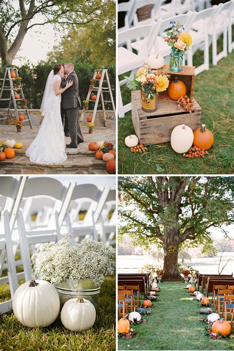 Easy And Affordable Autumn Wedding Decor Pumpkin Wedding Fall