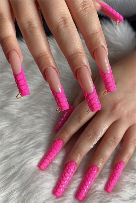 50 best acrylic pink coffin nails design ideas to try 2021 zohal
