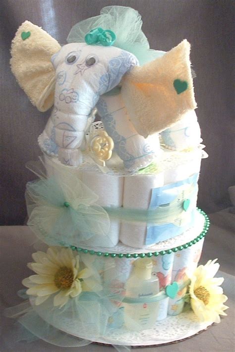 We did not find results for: ELEPHANT Baby Shower Gift Diaper Cake Centerpiece - Diaper ...