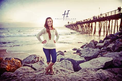 Carlys Fun San Diego High School Senior Photography Shoot At Oceanside