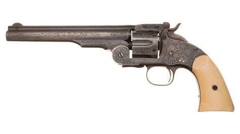 Engraved Us Smith And Wesson Schofield Revolver Rock Island Auction
