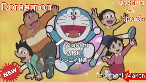Doraemon Opening 2 En Japonés 2005 Youtube