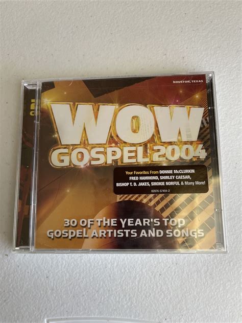 Wow Gospel 2004 Various Artist Brand New Factory Sealed Cd