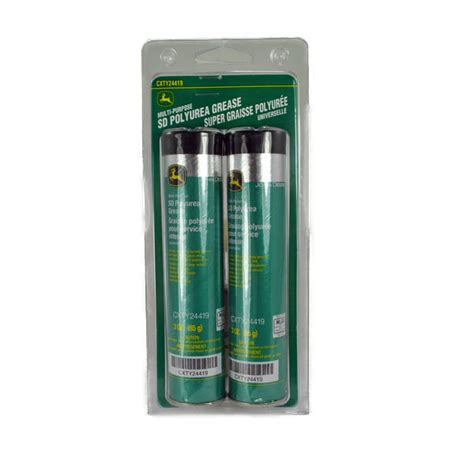 John Deere Multi Purpose Sd Polyurea Gun Grease 3 Oz Twin Pack Cxty24419