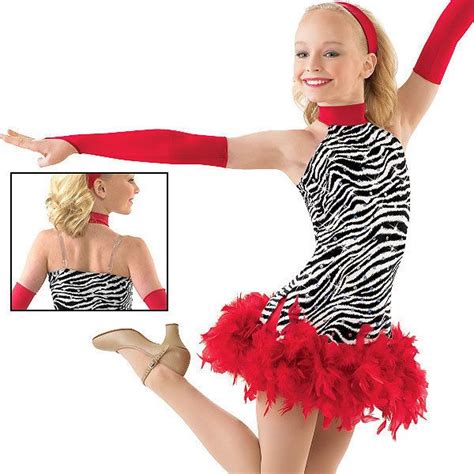 Nwt Skating Dance Recital Costume Jazz Twirl Baton Tap 4564 Zebra Dance Costumes Dance