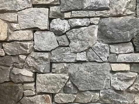 Dry Stone Modular Wall Panelling Silver Limestone Stone Decor Dry