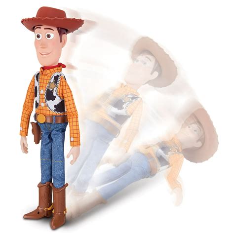 Disney Pixar Toy Story Sheriff Woody With Interactive Drop Down Action