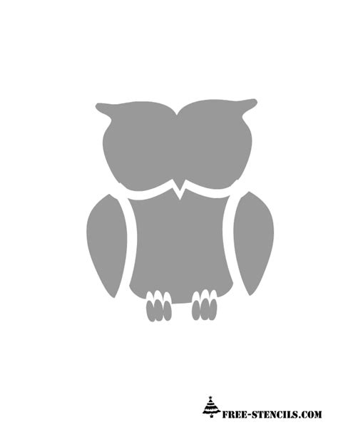 Free Printable Owl Template Printable Word Searches